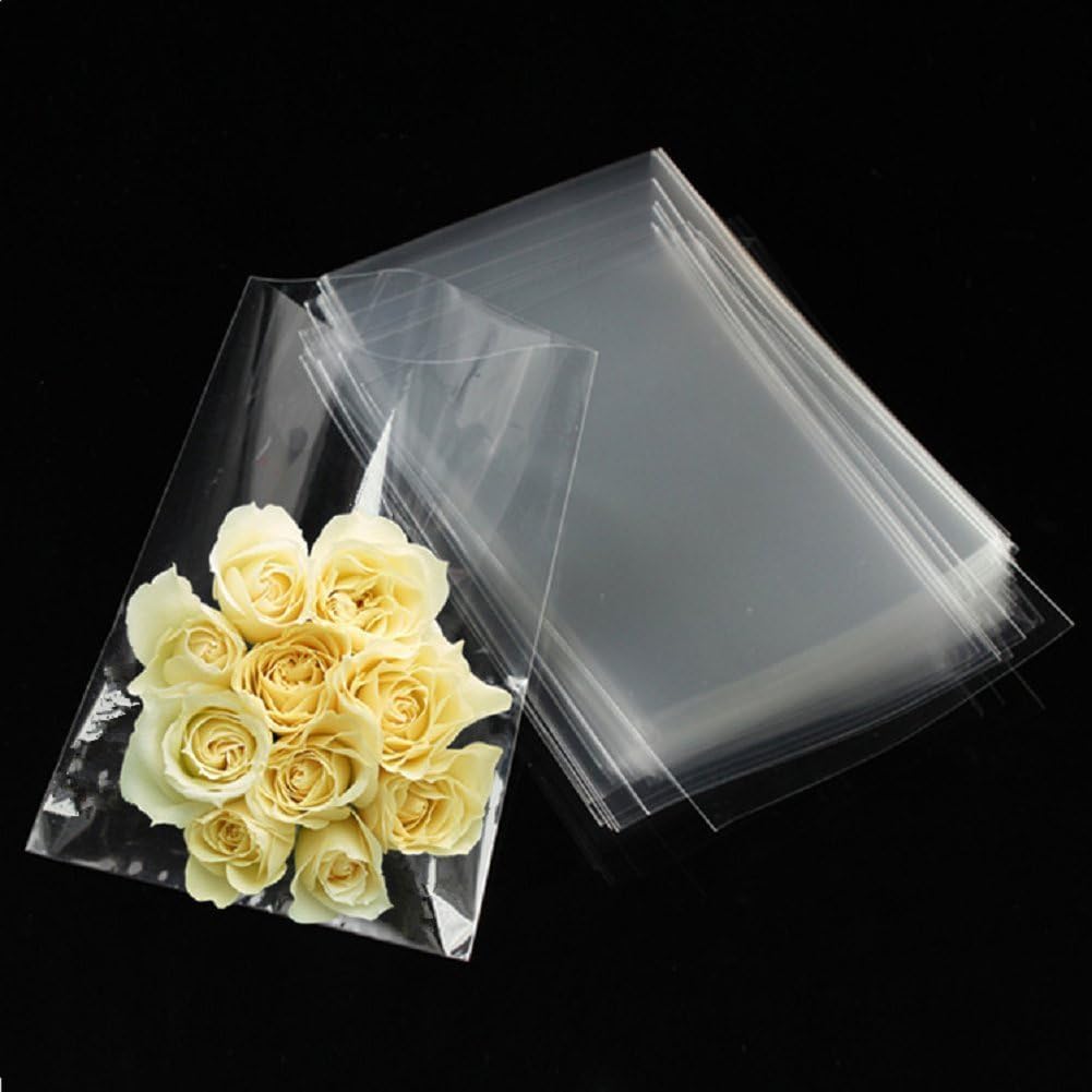 Crystal Clear Protective Polypropylene (PP) Multipurpose Packing and Storage Bags Plastic PP 90 Gauge (6X8 In, 500 - Grams)